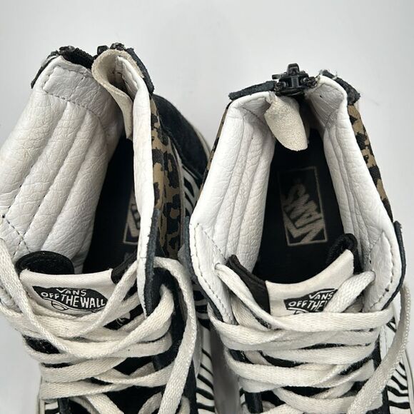 VANS Animal Mix Sk8-Hi Zip Juniors Shoes - Picture 6 of 10